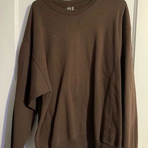 plain crewneck